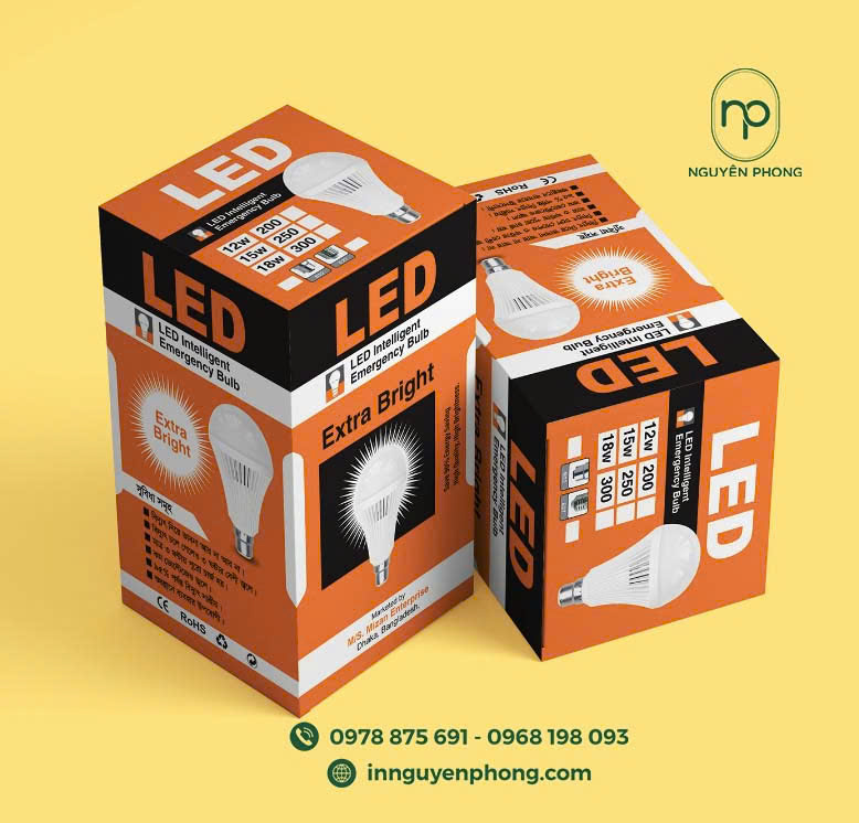 Hộp đựng bóng đèn phù hợp mọi loại sản phẩm