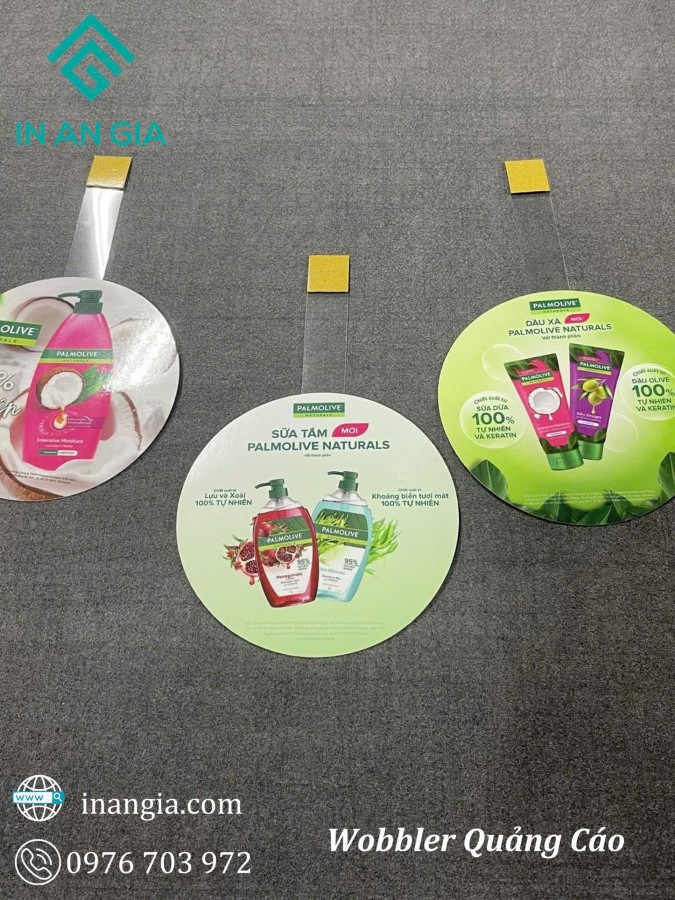 Wobbler Thân Nhựa Dán Keo