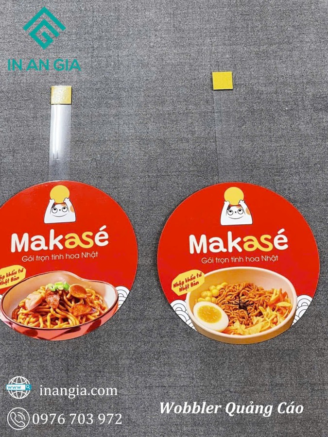 Wobbler Thân Nhựa Dán Keo
