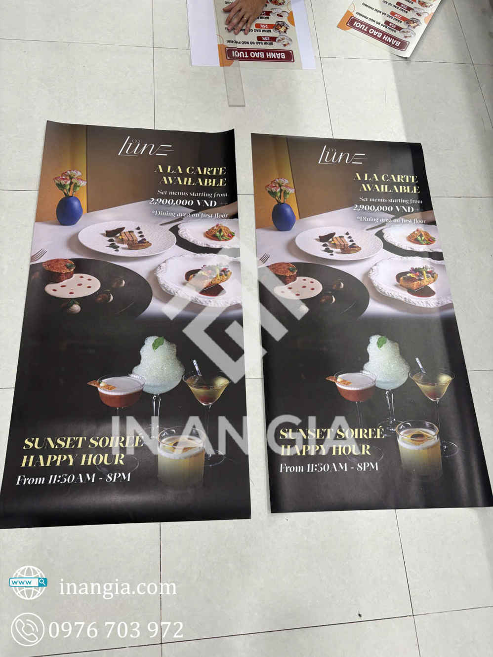 In Poster Decal Sữa Giá Rẻ Chống Nước Tại Xưởng In An Gia tại HCM