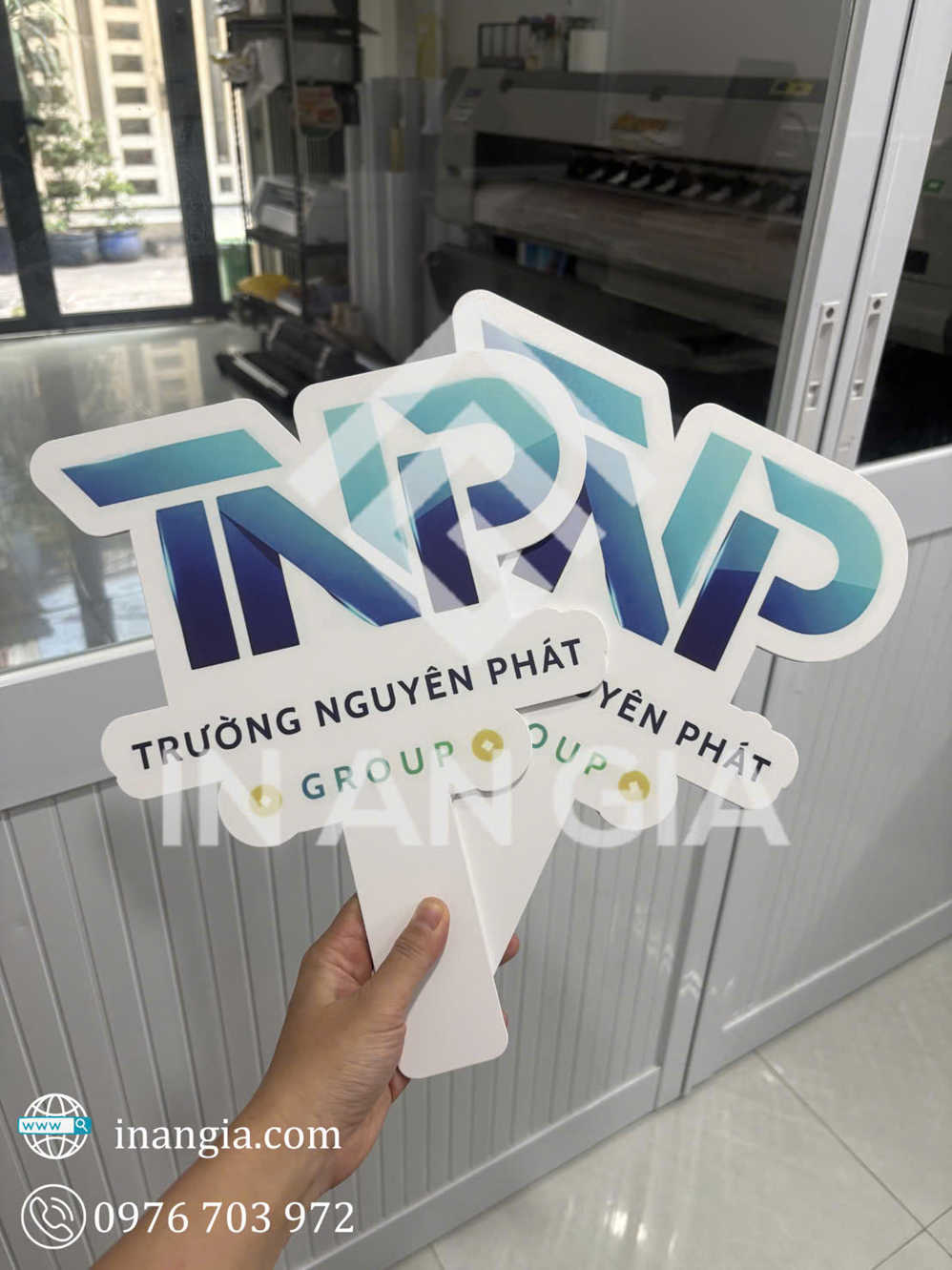 In Hashtag Cầm Tay