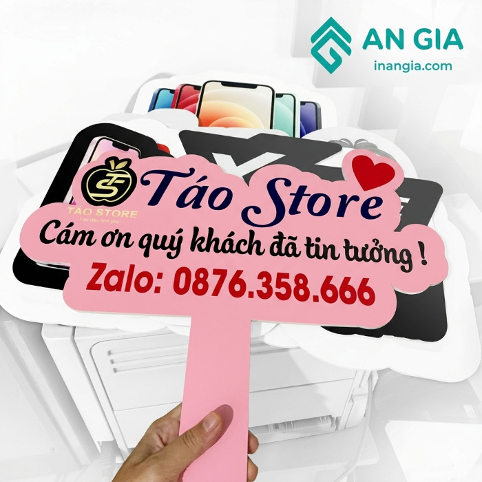 In Hashtag Cầm Tay