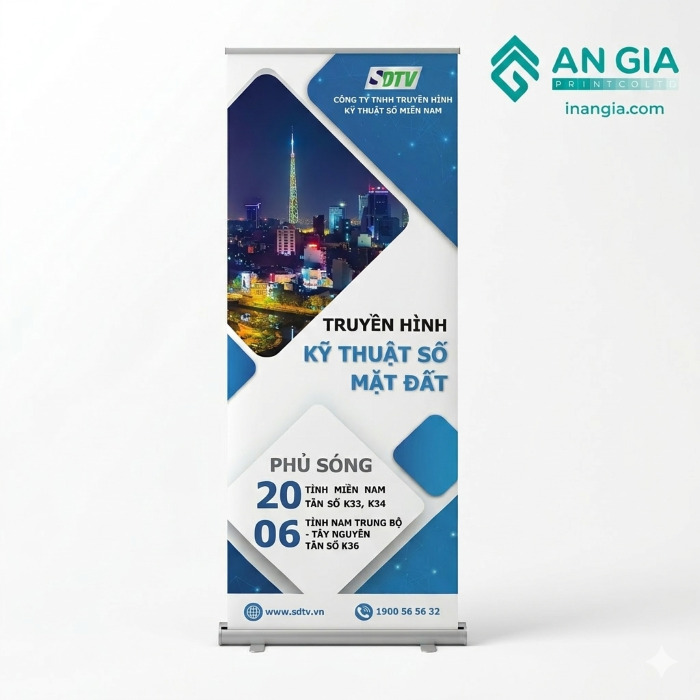 Mua online standee cuốn nhôm thường giao hàng hỏa tốc tại Hồ Chí Minh
