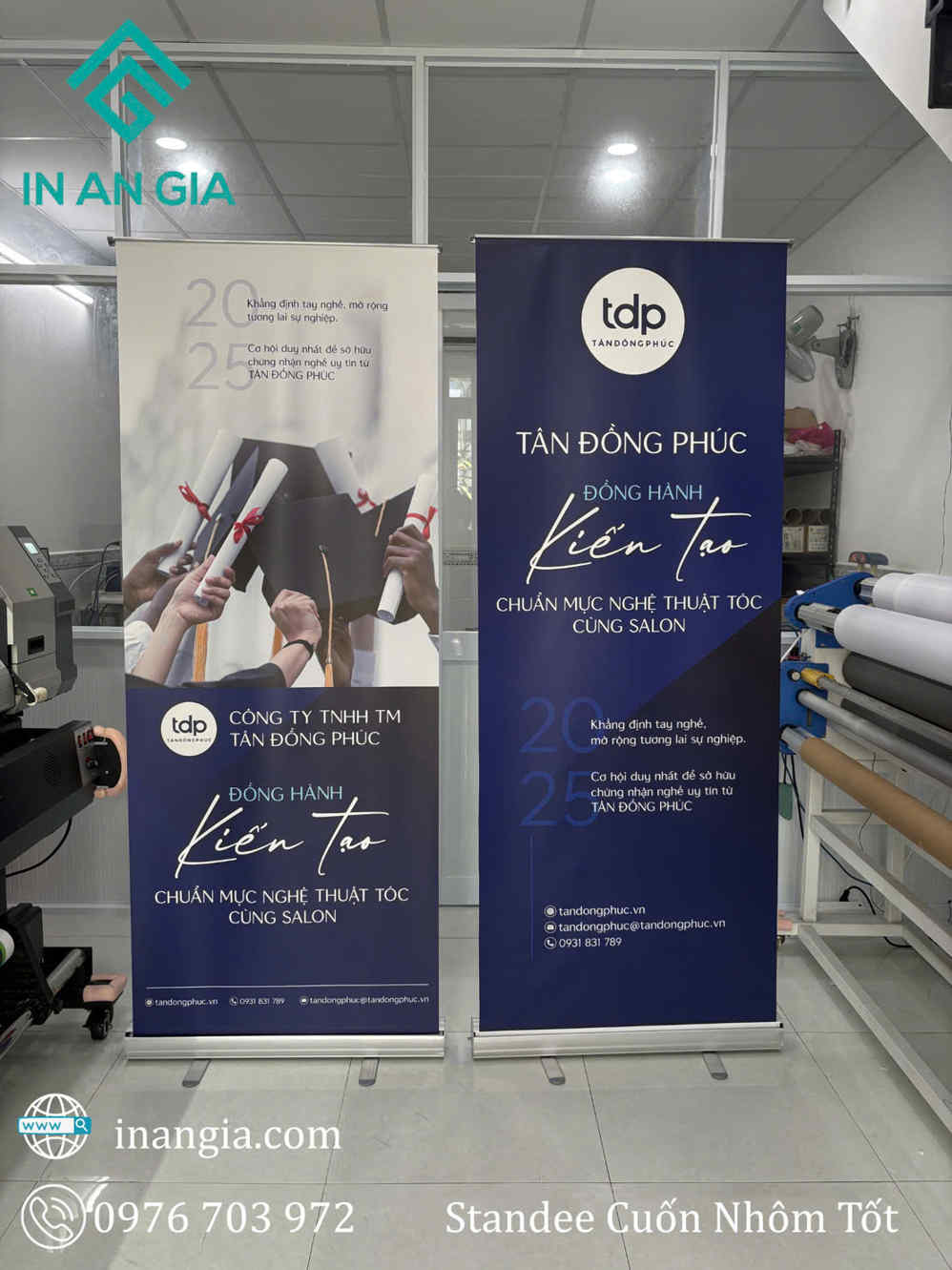 Standee Cuốn Nhôm Tốt 80x180cm-80x200cm