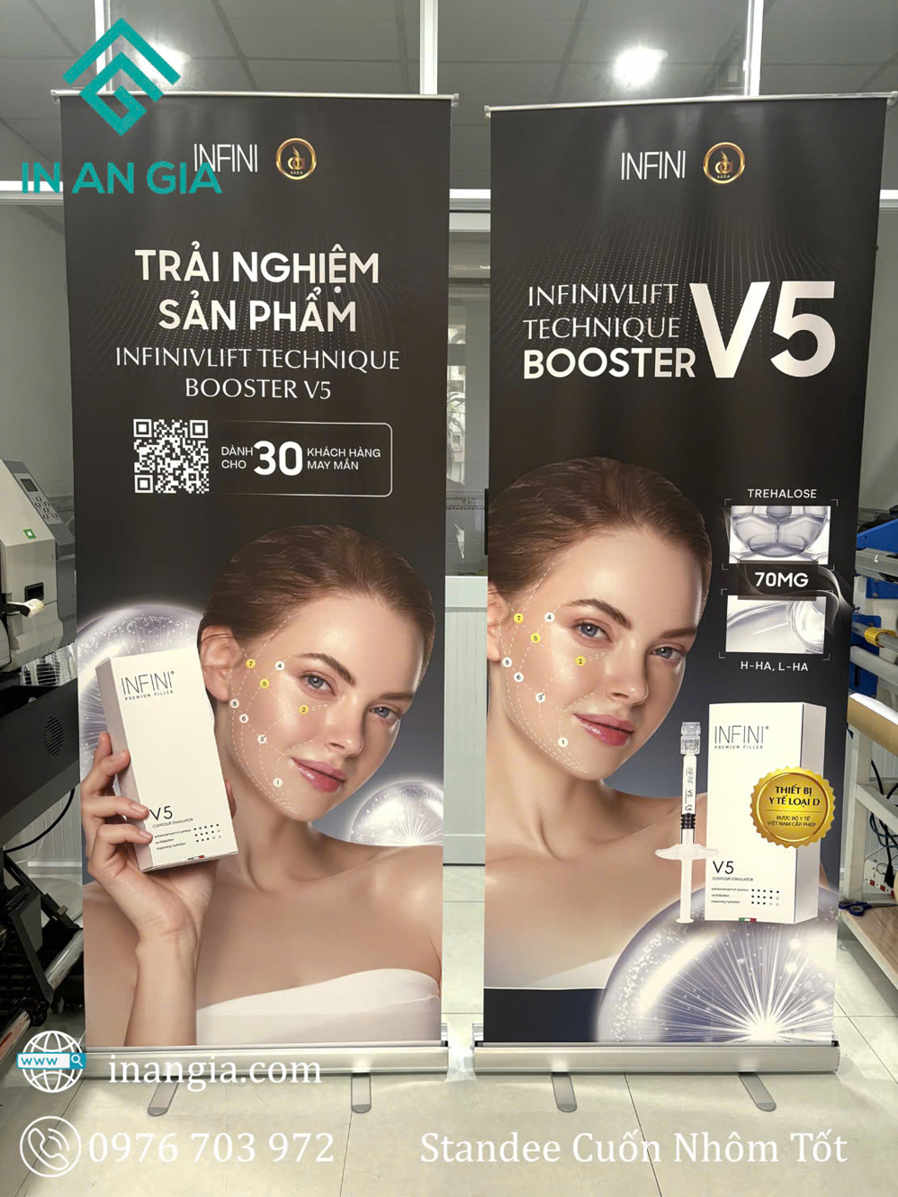 Standee Cuốn Nhôm Tốt 80x180cm-80x200cm