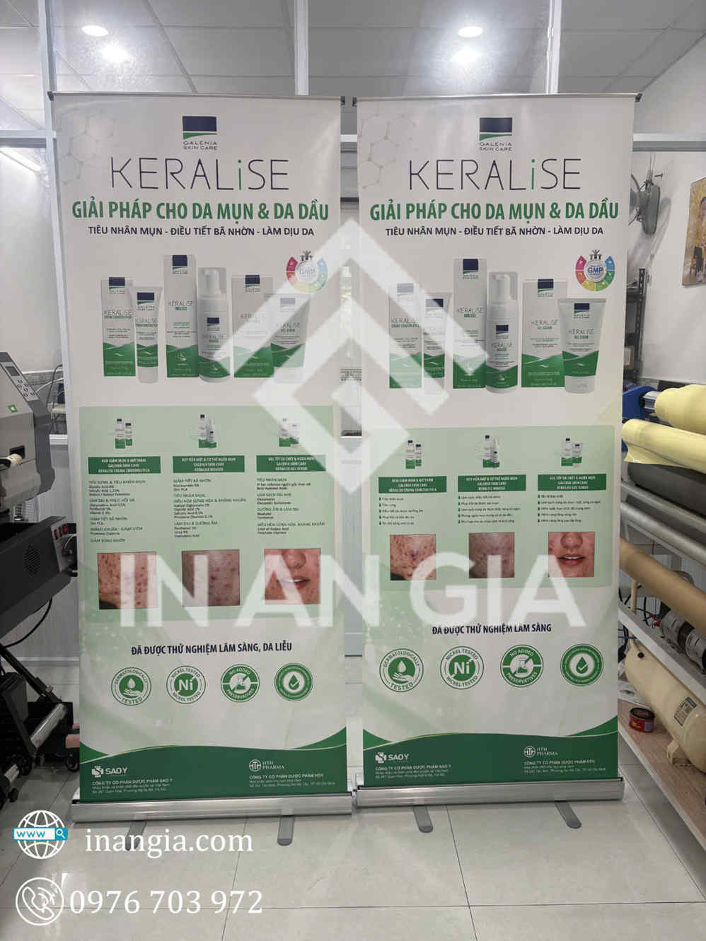 Standee Cuốn Nhôm Tốt 80x180cm-80x200cm