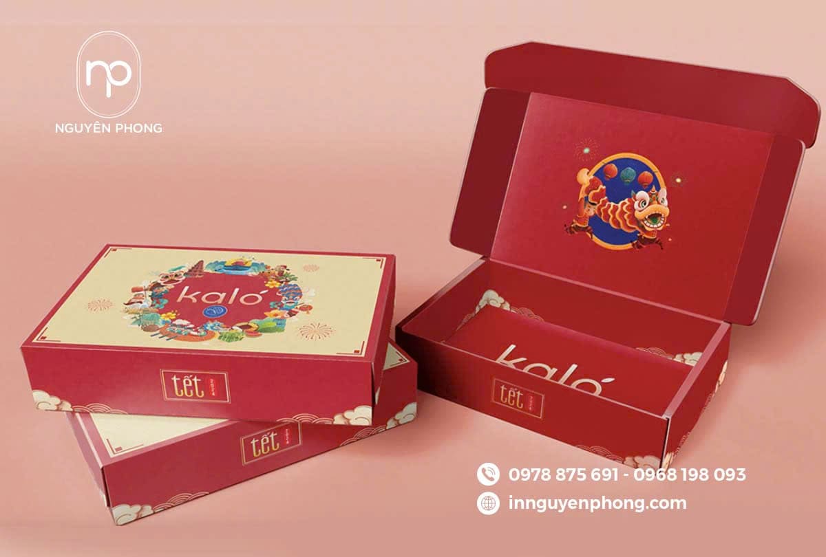 Mẫu in hộp quà tết đẹp