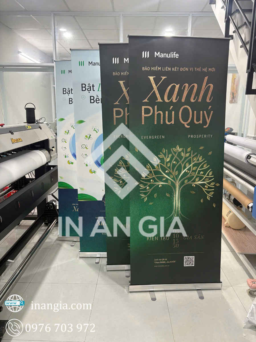 In Standee Giá Rẻ TPHCM | Xưởng In An Gia Giao Hàng Tận Nơi