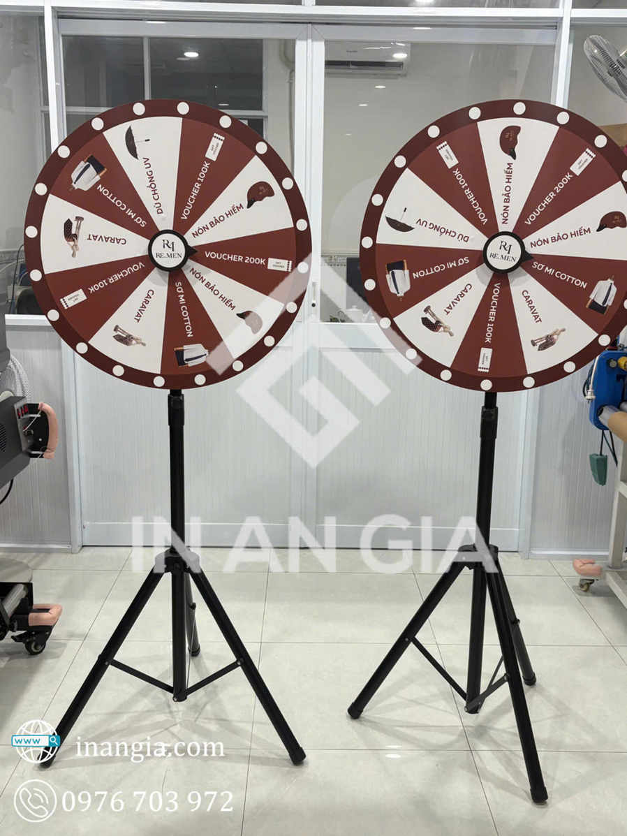 Vòng Quay Trúng Thưởng – Chân Tháo Rời Tiện Lợi tại TP.HCM