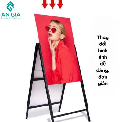 Standee Chân Sắt Chữ A